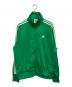 adidas Originals（アディダスオリジナル）の古着「ファイヤーバード トラックジャケット」｜グリーン×ホワイト