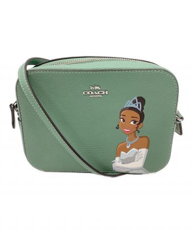 本物 コーチ COACH × ディズニー Disney コラボ トートバッグ ショルダーバッグ キャンバス グリーン CH419 バッグ 中古 中古・古着通販】COACH (コーチ) DISNEY (ディズニー) ショルダー
