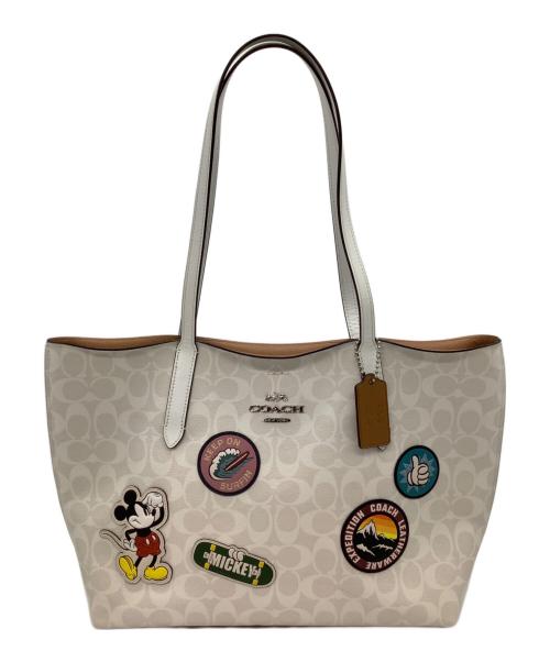 COACH（コーチ）COACH (コーチ) DISNEY (ディズニー) トートバッグ ホワイトの古着・服飾アイテム