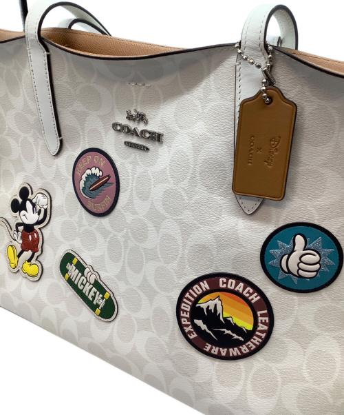 COACH（コーチ）COACH (コーチ) DISNEY (ディズニー) トートバッグ ホワイトの古着・服飾アイテム