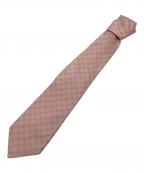 FENDIフェンディ）の古着「ピンクシルクネクタイ」｜ピンク