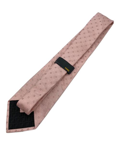 FENDI（フェンディ）FENDI (フェンディ) ピンクシルクネクタイ ピンク サイズ:大剣幅9ｃｍの古着・服飾アイテム