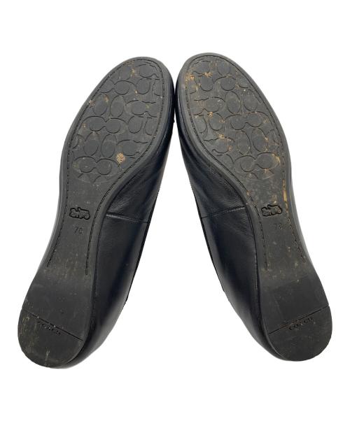 COACH（コーチ）COACH (コーチ) バレエシューズ ブラック サイズ:SIZE 24cmの古着・服飾アイテム