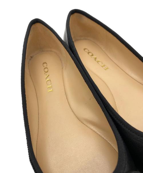 COACH（コーチ）COACH (コーチ) バレエシューズ ブラック サイズ:SIZE 24cmの古着・服飾アイテム