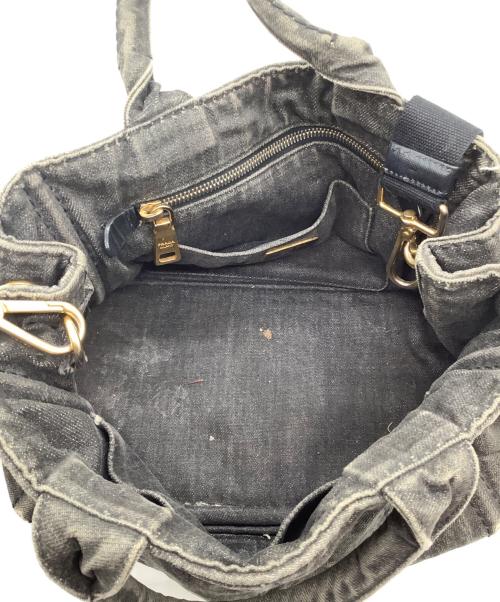 PRADA（プラダ）PRADA (プラダ) 2WAYバッグ カナパ ブラックの古着・服飾アイテム