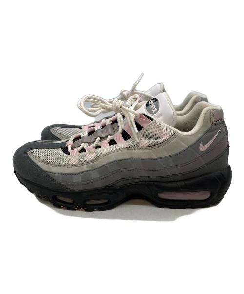 NIKE（ナイキ）NIKE (ナイキ) AIR MAX95 グレー×ピンク サイズ:27.5㎝の古着・服飾アイテム