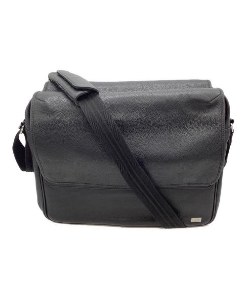 dunhill（ダンヒル）dunhill (ダンヒル) メッセンジャーバッグ ブラックの古着・服飾アイテム