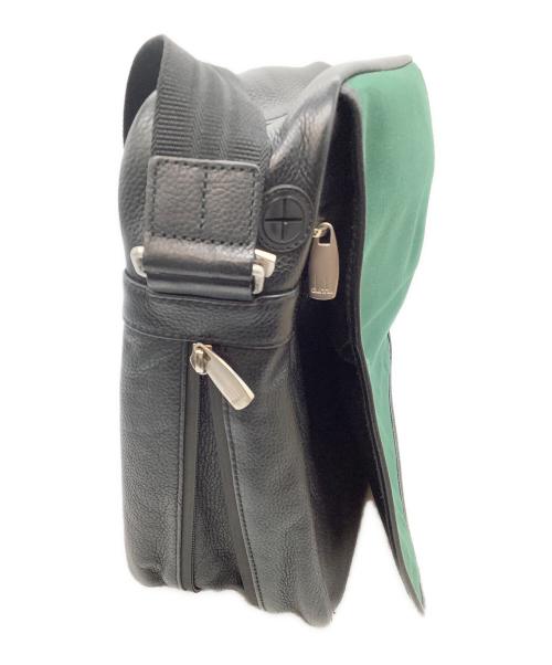 dunhill（ダンヒル）dunhill (ダンヒル) メッセンジャーバッグ ブラックの古着・服飾アイテム