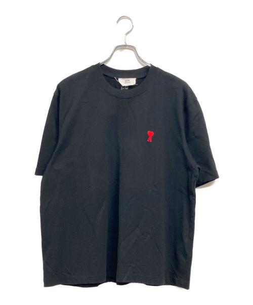 ami（アミ）ami (アミ) 半袖Tシャツ ブラック サイズ:SIZE Lの古着・服飾アイテム