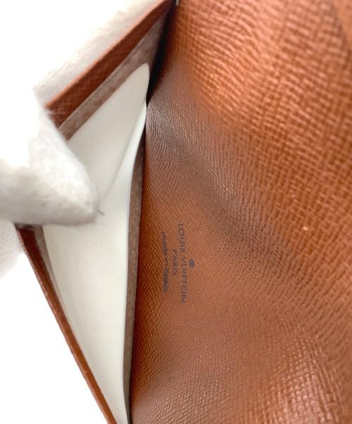 LOUIS VUITTON（ルイ ヴィトン）LOUIS VUITTON (ルイ ヴィトン) パスケース ポルト2カルト・ヴェルティカル ブラウンの古着・服飾アイテム