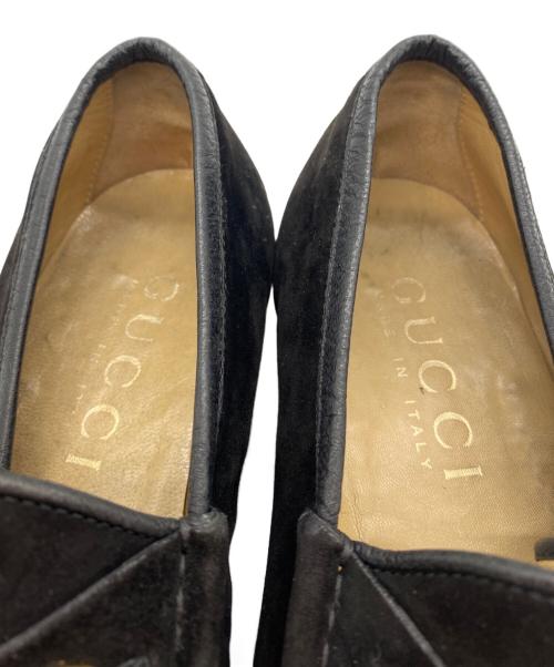 GUCCI（グッチ）GUCCI (グッチ) ビットローファー ブラック サイズ:SIZE 39 1/2(約24.5㎝)の古着・服飾アイテム