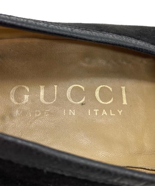 GUCCI（グッチ）GUCCI (グッチ) ビットローファー ブラック サイズ:SIZE 39 1/2(約24.5㎝)の古着・服飾アイテム