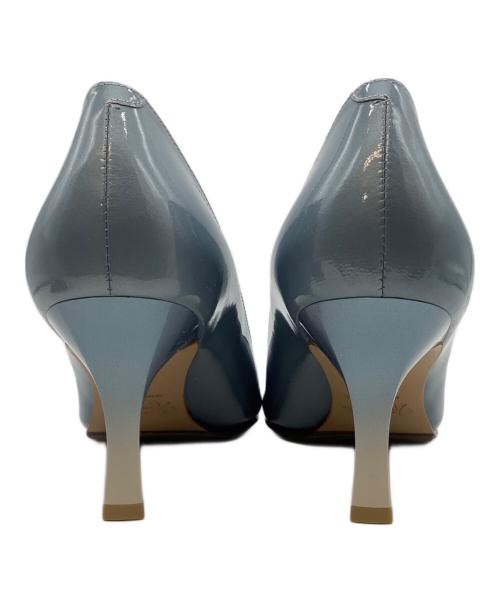 GINZA kanematsu（ギンザ カネマツ）GINZA kanematsu (ギンザ カネマツ) グラデーションヒール エナメルパンプス ブルー サイズ:SIZE 24cmの古着・服飾アイテム