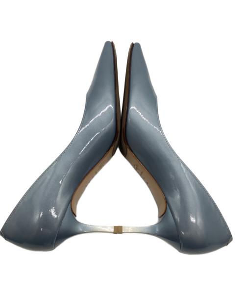 GINZA kanematsu（ギンザ カネマツ）GINZA kanematsu (ギンザ カネマツ) グラデーションヒール エナメルパンプス ブルー サイズ:SIZE 24cmの古着・服飾アイテム