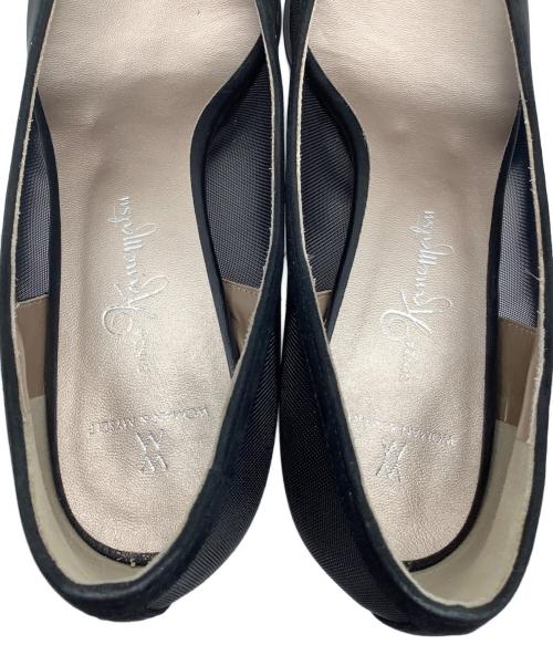 GINZA kanematsu（ギンザ カネマツ）GINZA kanematsu (ギンザ カネマツ) チュールコンビパンプス ブラック サイズ:SIZE 23.5cmの古着・服飾アイテム