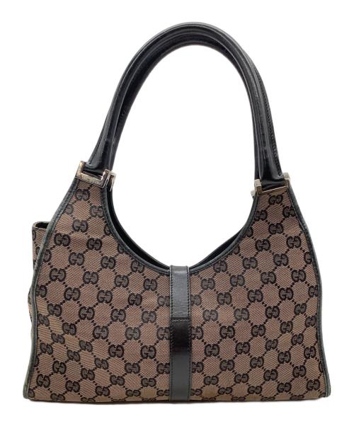 GUCCI（グッチ）GUCCI (グッチ) ハンドバッグ ブラウンの古着・服飾アイテム