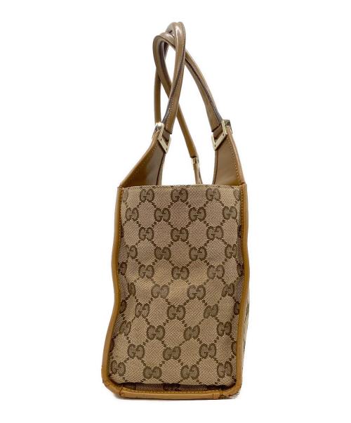 GUCCI（グッチ）GUCCI (グッチ) ハンドバッグ ブラウンの古着・服飾アイテム