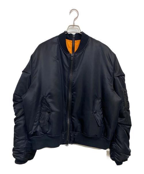 27CIRCUS（27サーカス）27CIRCUS (27サーカス) MA-1ジャケット ブラック サイズ:SIZE Lの古着・服飾アイテム