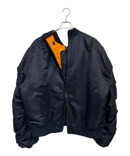 27CIRCUS（27サーカス）27CIRCUS (27サーカス) MA-1ジャケット ブラック サイズ:SIZE Lの古着・服飾アイテム