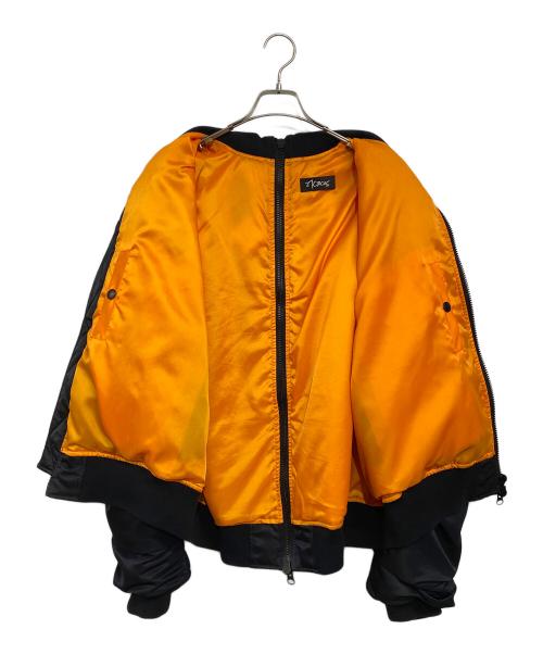 27CIRCUS（27サーカス）27CIRCUS (27サーカス) MA-1ジャケット ブラック サイズ:SIZE Lの古着・服飾アイテム