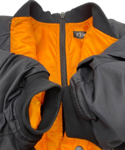 27CIRCUS（27サーカス）27CIRCUS (27サーカス) MA-1ジャケット ブラック サイズ:SIZE Lの古着・服飾アイテム