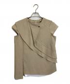 UNITED TOKYOユナイテッドトーキョー）の古着「半袖ブラウス」｜ベージュ
