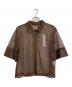 STUNNING LURE（スタニングルアー）の古着「スキッパーメッシュシャツ」｜ブラウン