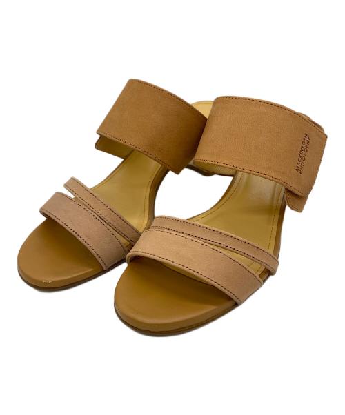 MACKINTOSH PHILOSOPHY（マッキントッシュ フィロソフィー）MACKINTOSH PHILOSOPHY (マッキントッシュ フィロソフィー) ベルクロストラップミュールサンダル ベージュ サイズ:SIZE M (23.5cm)の古着・服飾アイテム