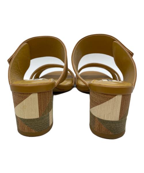 MACKINTOSH PHILOSOPHY（マッキントッシュ フィロソフィー）MACKINTOSH PHILOSOPHY (マッキントッシュ フィロソフィー) ベルクロストラップミュールサンダル ベージュ サイズ:SIZE M (23.5cm)の古着・服飾アイテム