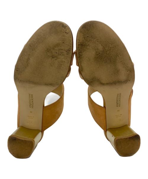MACKINTOSH PHILOSOPHY（マッキントッシュ フィロソフィー）MACKINTOSH PHILOSOPHY (マッキントッシュ フィロソフィー) ベルクロストラップミュールサンダル ベージュ サイズ:SIZE M (23.5cm)の古着・服飾アイテム