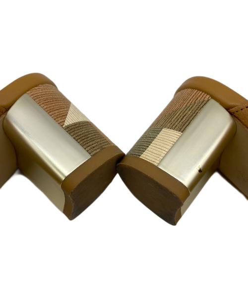 MACKINTOSH PHILOSOPHY（マッキントッシュ フィロソフィー）MACKINTOSH PHILOSOPHY (マッキントッシュ フィロソフィー) ベルクロストラップミュールサンダル ベージュ サイズ:SIZE M (23.5cm)の古着・服飾アイテム