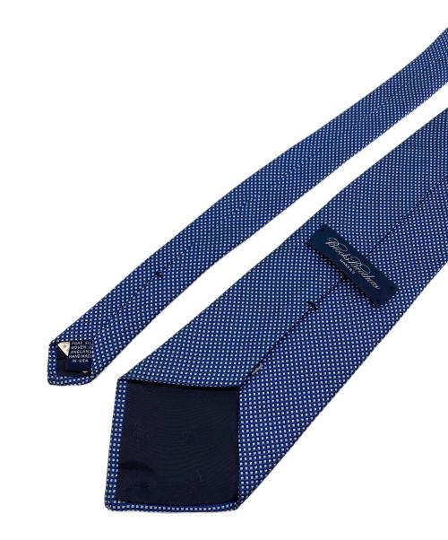 BROOKS BROTHERS（ブルックスブラザーズ）BROOKS BROTHERS (ブルックスブラザーズ) ジャカードチェックネクタイ ネイビー サイズ: 大剣幅9.5cmの古着・服飾アイテム