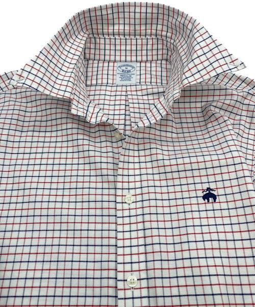 BROOKS BROTHERS（ブルックスブラザーズ）BROOKS BROTHERS (ブルックスブラザーズ) 長袖シャツ レッド×ネイビー サイズ:SIZE US Mの古着・服飾アイテム