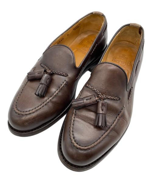 berwick（バーウィック）berwick (バーウィック) タッセルローファー ブラウン サイズ:SIZE UK6の古着・服飾アイテム