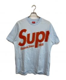 SUPREME（シュプリーム）の古着「Intarsia Spellout S/S」｜ブルー