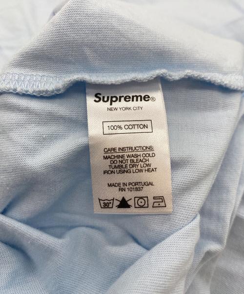 SUPREME（シュプリーム）SUPREME (シュプリーム) Intarsia Spellout S/S ブルー サイズ:SIZE Mの古着・服飾アイテム