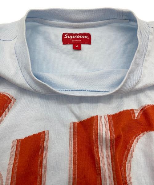 SUPREME（シュプリーム）SUPREME (シュプリーム) Intarsia Spellout S/S ブルー サイズ:SIZE Mの古着・服飾アイテム