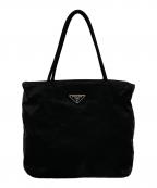 PRADAプラダ）の古着「テスートナイロンハンドバッグ」｜ブラック