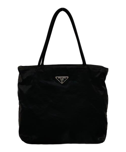 PRADA（プラダ）PRADA (プラダ) テスートナイロンハンドバッグ ブラックの古着・服飾アイテム