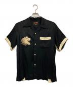 TAILOR東洋テーラートウヨウ）の古着「SUKA BOWLING SHIRT “ROARING TIGER”」｜ブラック
