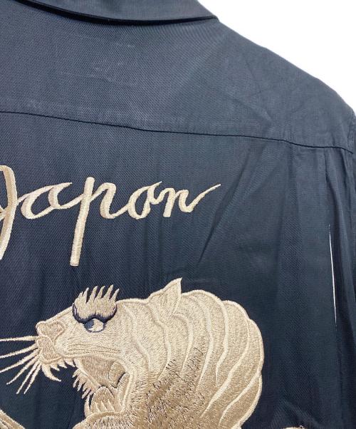 TAILOR東洋（テーラートウヨウ）TAILOR東洋 (テーラートウヨウ) SUKA BOWLING SHIRT “ROARING TIGER” ブラック サイズ:SIZE Sの古着・服飾アイテム