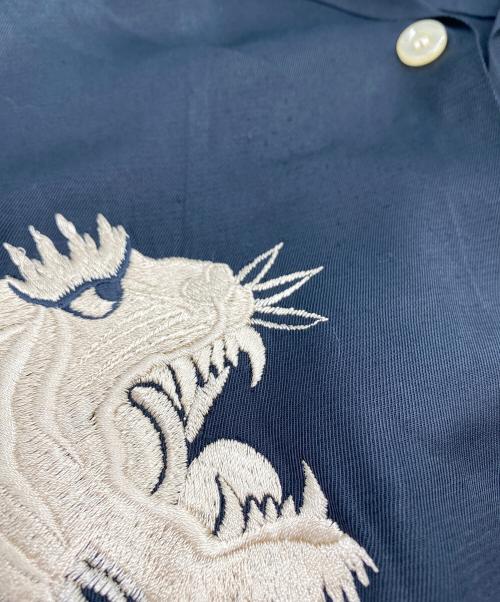 TAILOR東洋（テーラートウヨウ）TAILOR東洋 (テーラートウヨウ) SUKA BOWLING SHIRT “ROARING TIGER” ブラック サイズ:SIZE Sの古着・服飾アイテム