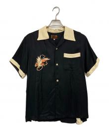 TAILOR東洋（テーラートウヨウ）の古着「SUKA BOWLING SHIRT “EAGLE”」｜ブラック
