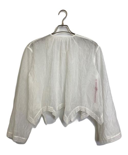 BEAMS JAPAN（ビームスジャパン）BEAMS JAPAN (ビームスジャパン) トライアングル シャツ ホワイト サイズ:SIZE Freeの古着・服飾アイテム