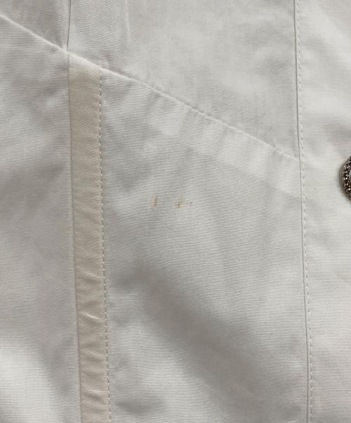 CHANEL（シャネル）CHANEL (シャネル) ココマークボタンウエストボーン入り長袖ブラウス ホワイト サイズ:38の古着・服飾アイテム