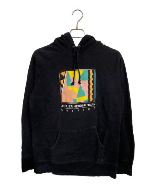 SUPREME（シュプリーム）Supreme (シュプリーム) Mendini Hooded Sweatshirt ブラック サイズ:Ｍの古着・服飾アイテム