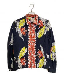 McGREGOR（マックレガー）の古着「花柄ドリズラージャケット」｜ブラック