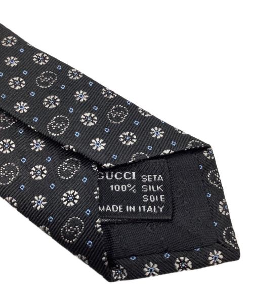 GUCCI（グッチ）GUCCI (グッチ) ネクタイ ブラック サイズ:無しの古着・服飾アイテム