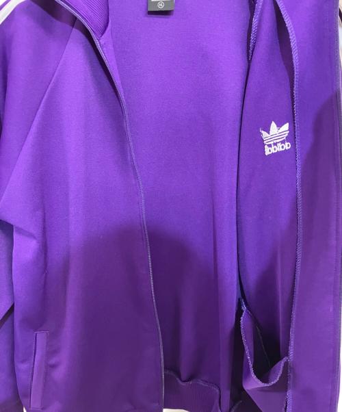 adidas Originals（アディダスオリジナル）adidas originals (アディダスオリジナル) 60-80's トラックジャケット パープル×ホワイトライン サイズ:XLの古着・服飾アイテム
