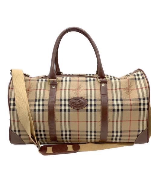 Burberry's（バーバリー）Burberry's (バーバリーズ) ボストンバッグ キャメルの古着・服飾アイテム